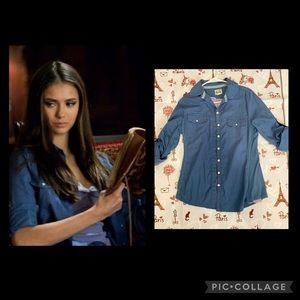 Elena Gilbert’s/Katherine Pierce’s Converse One Star Shirt and Ryder Tank
